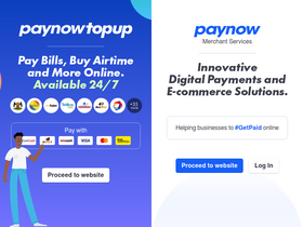 'paynow.co.zw' screenshot