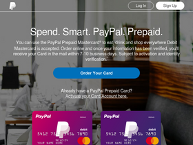 'paypal-prepaid.com' screenshot