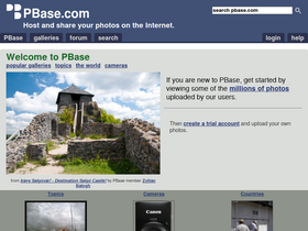 'pbase.com' screenshot
