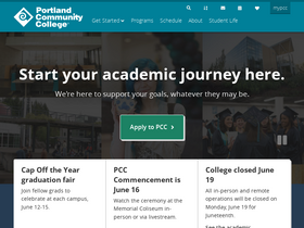 'pcc.edu' screenshot