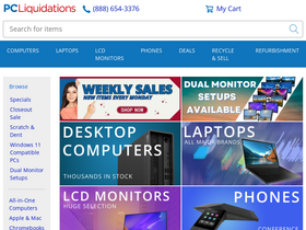 'pcliquidations.com' screenshot