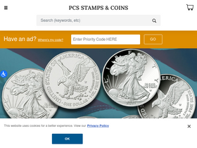 'pcscoins.com' screenshot