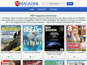 'pdf-magazines-download.com' screenshot