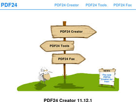 'pdf24.org' screenshot