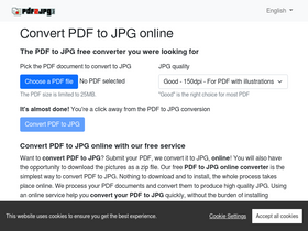 'pdf2jpg.net' screenshot