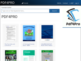 'pdf4pro.com' screenshot
