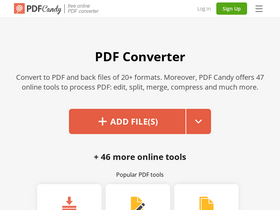 'pdfcandy.com' screenshot