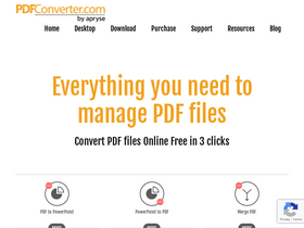 'pdfconverter.com' screenshot