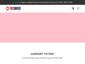 'pdfconvertonline.com' screenshot