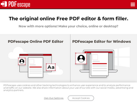'pdfescape.com' screenshot
