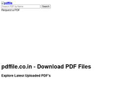 'pdffile.co.in' screenshot