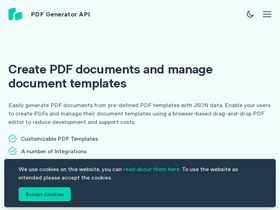 'pdfgeneratorapi.com' screenshot