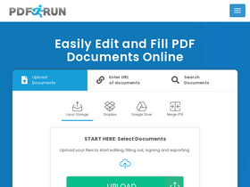 'pdfrun.com' screenshot