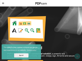 'pdfsam.org' screenshot