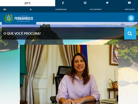 'pe.gov.br' screenshot