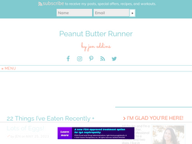 'peanutbutterrunner.com' screenshot