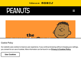 'peanuts.com' screenshot