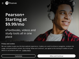 'pearson.com' screenshot