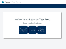 'pearsontestprep.com' screenshot