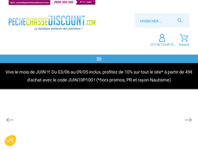 'pechechassediscount.com' screenshot