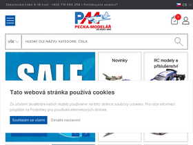 'peckamodel.cz' screenshot