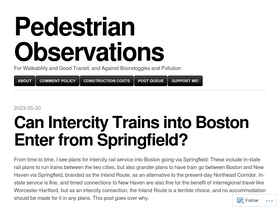 'pedestrianobservations.com' screenshot