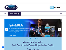 'pedialyte.com' screenshot