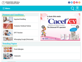 'pediatriconcall.com' screenshot