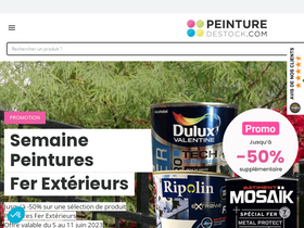 'peinture-destock.com' screenshot