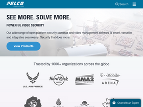 'pelco.com' screenshot