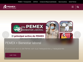'pemex.com' screenshot