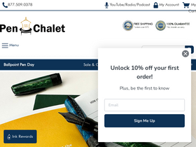 'penchalet.com' screenshot