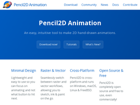'pencil2d.org' screenshot
