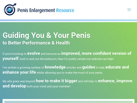 'penisenlargementresource.com' screenshot