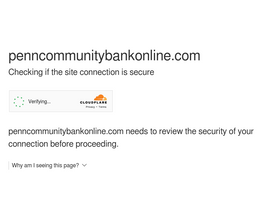 'penncommunitybankonline.com' screenshot