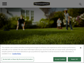 'pennington.com' screenshot