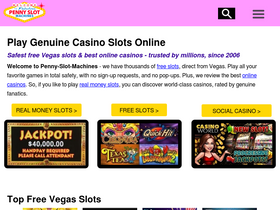 'penny-slot-machines.com' screenshot