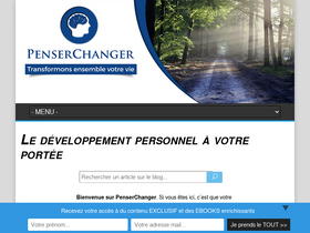 'penserchanger.com' screenshot