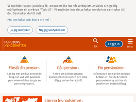 'pensionsmyndigheten.se' screenshot