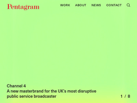'pentagram.com' screenshot