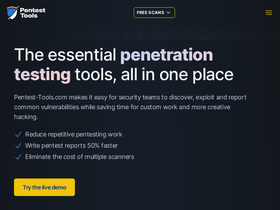'pentest-tools.com' screenshot