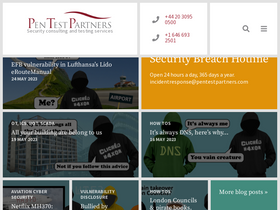 'pentestpartners.com' screenshot