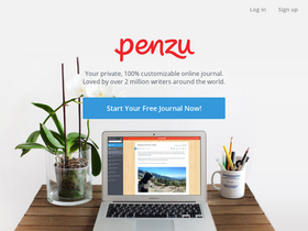'penzu.com' screenshot