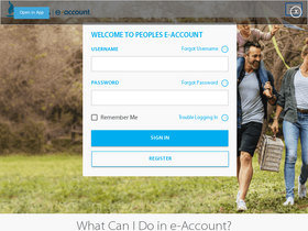 'peopleseaccount.com' screenshot