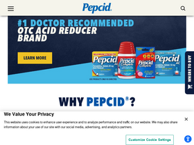 'pepcid.com' screenshot