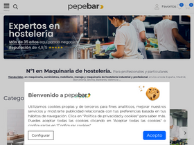 'pepebar.com' screenshot