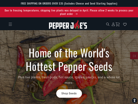 'pepperjoe.com' screenshot