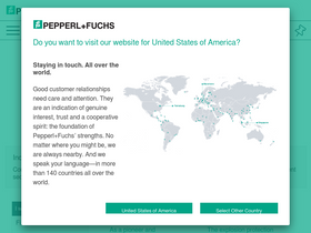 'pepperl-fuchs.com' screenshot