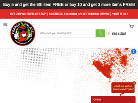 'pepperpalace.com' screenshot
