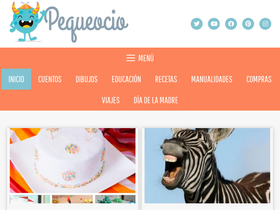 'pequeocio.com' screenshot